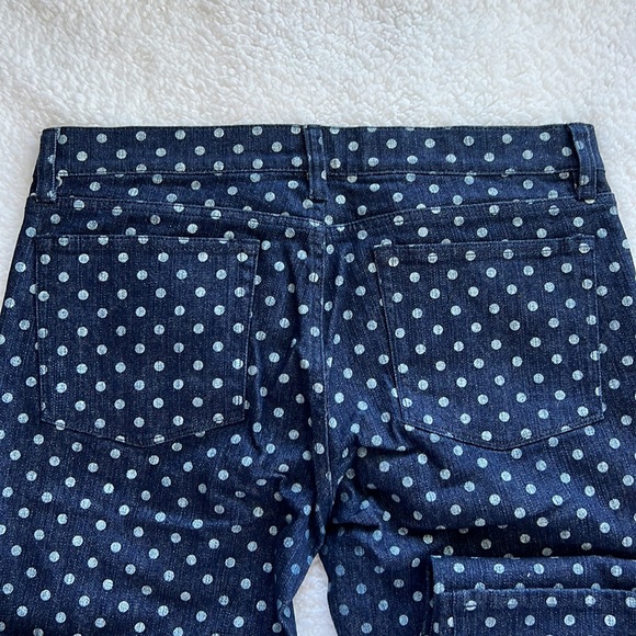 J. Crew | Toothpick Jeans In Polka Dot | Size 29 - Picture 4 of 5